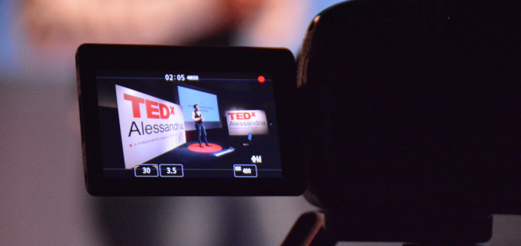 Ripresa video durante TEDx Alessandria