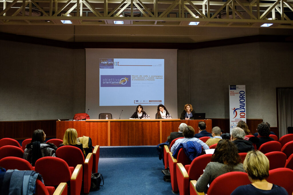 Sala conferenze durante un convegno